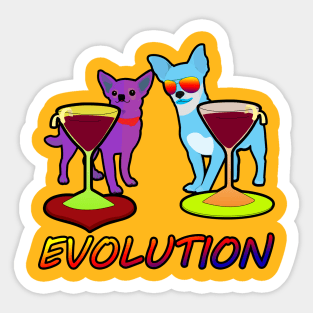 Evolution Sticker